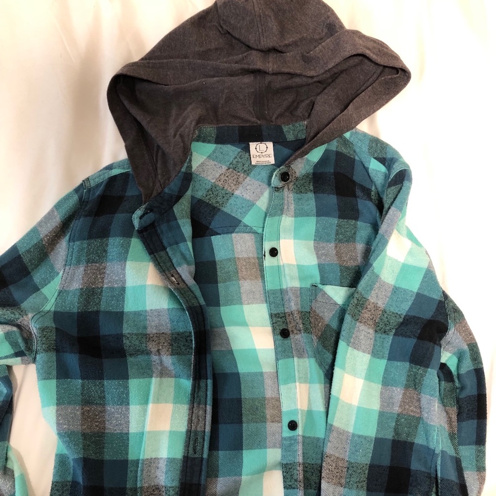 Flannel w/ hood!